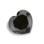 1.04 Carat Natural Black Heart Diamond GIA