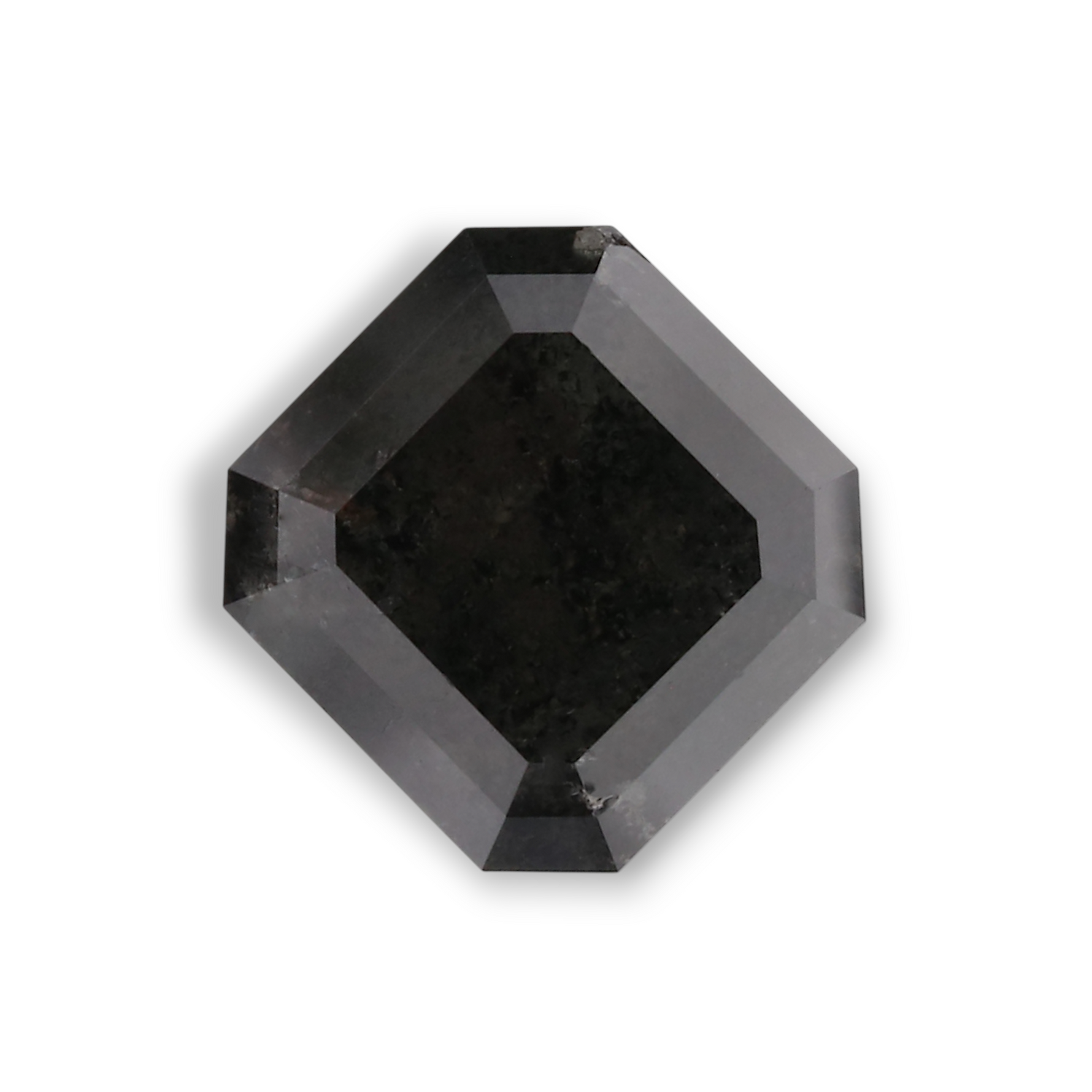1.51 Carat Natural Black Emerald Diamond GIA