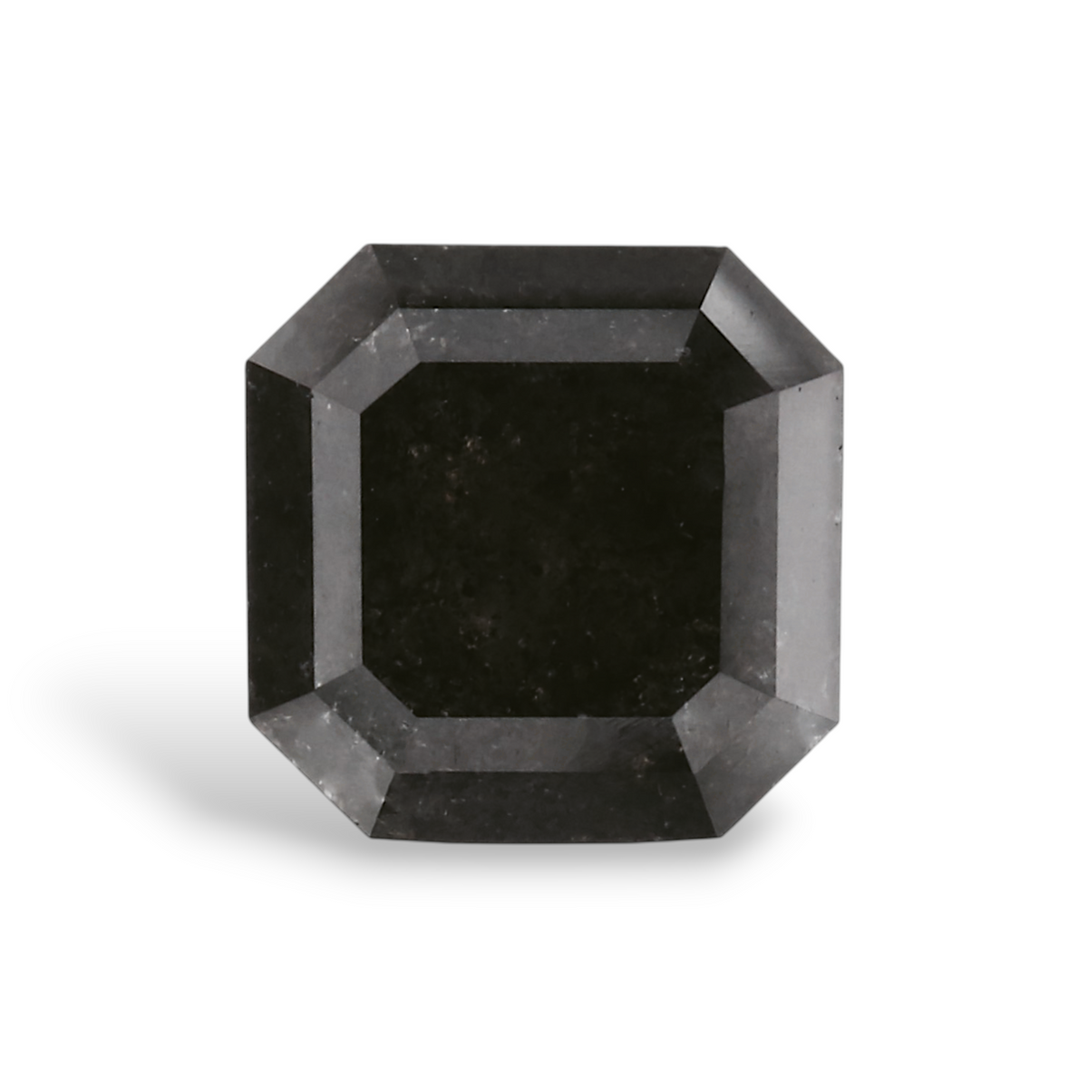 1.65 Carat Natural Black Emerald Diamond GIA