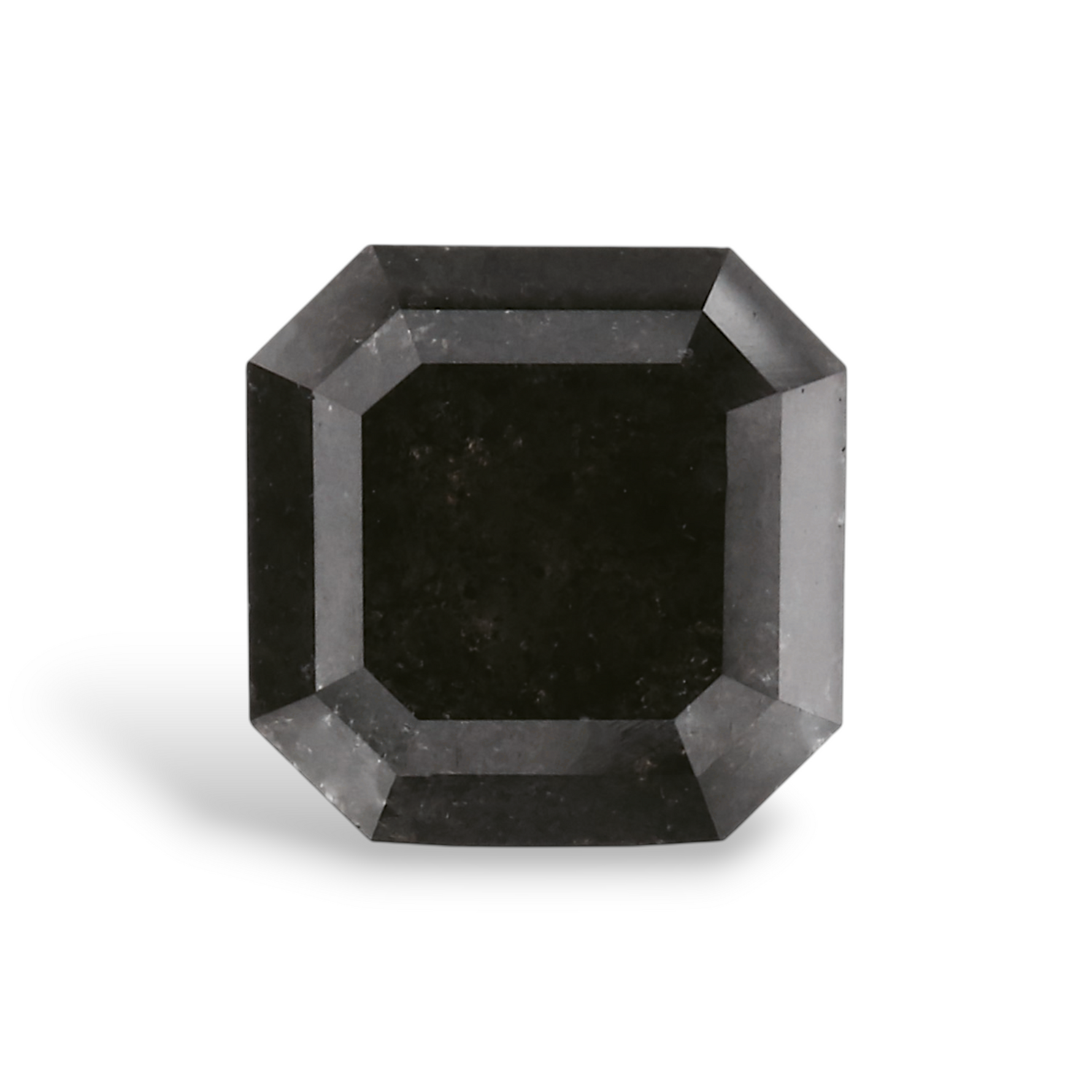 1.65 Carat Natural Black Emerald Diamond GIA