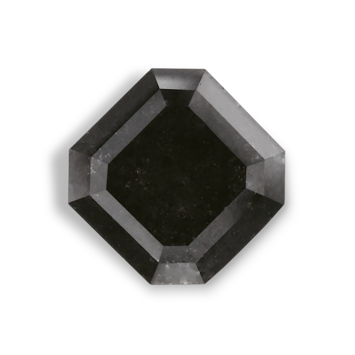 1.65 Carat Natural Black Emerald Diamond GIA
