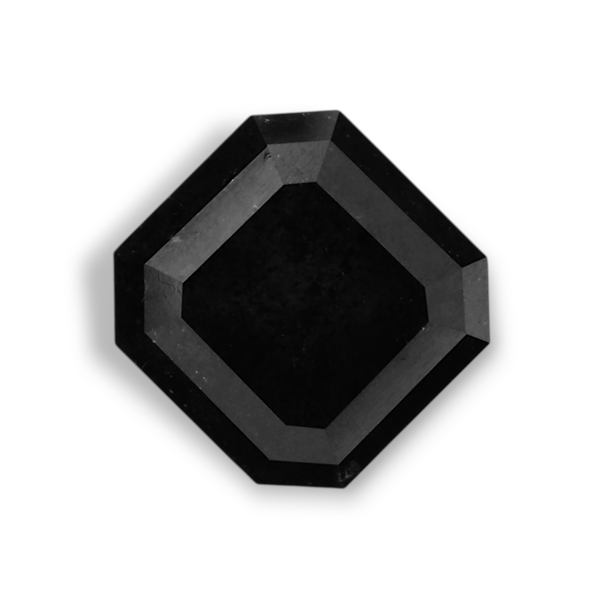 1.66 Carat Natural Black Emerald Diamond GIA