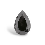 1.01 Carat Natural Black Pear Diamond GIA