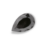 1.01 Carat Natural Black Pear Diamond GIA