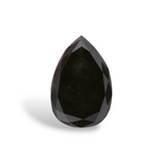 1.27 Carat Natural Black Pear Diamond GIA