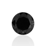 3.19 Carat Black Round Diamond