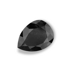 1.32 Carat Natural Black Pear Diamond GIA