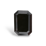 0.68 Carat Natural Black Emerald Diamond GIA
