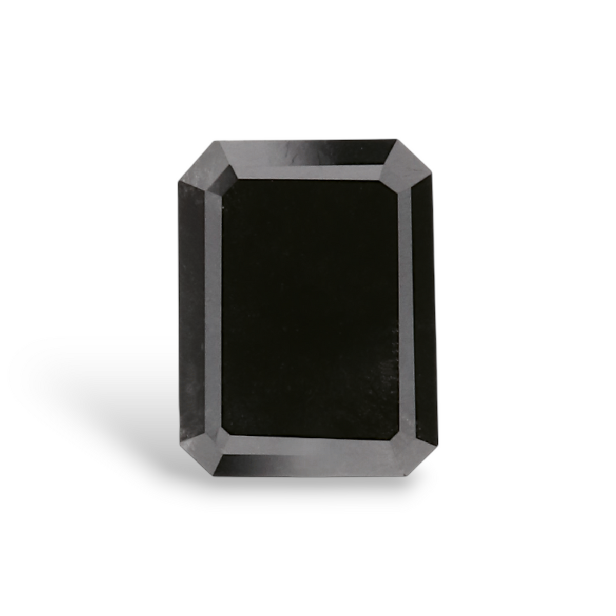 0.97 Carat Natural Black Emerald Diamond GIA
