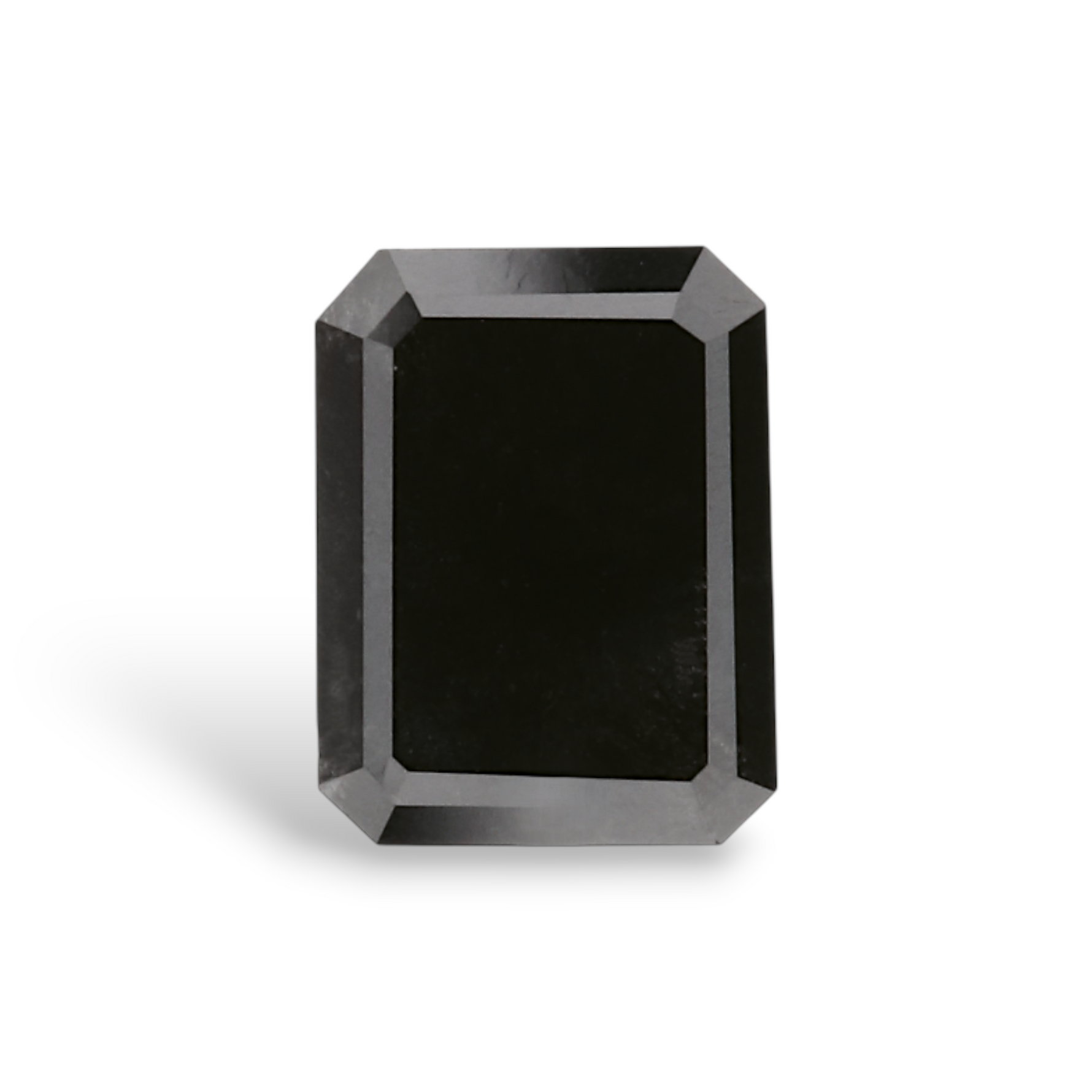 0.97 Carat Natural Black Emerald Diamond GIA