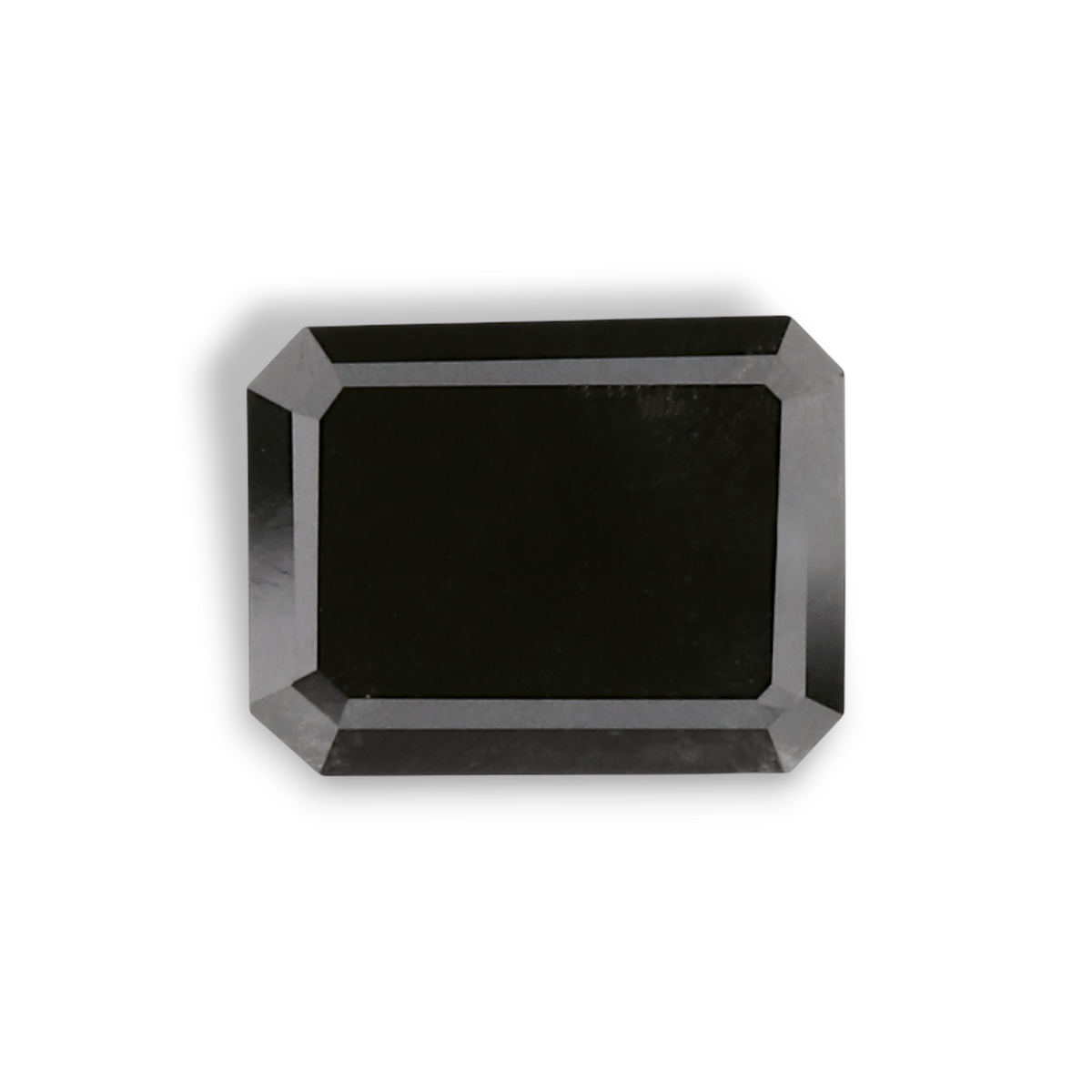 0.97 Carat Natural Black Emerald Diamond GIA