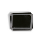 0.97 Carat Natural Black Emerald Diamond GIA