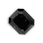 2.82 Carat Natural Black Emerald Diamond GIA