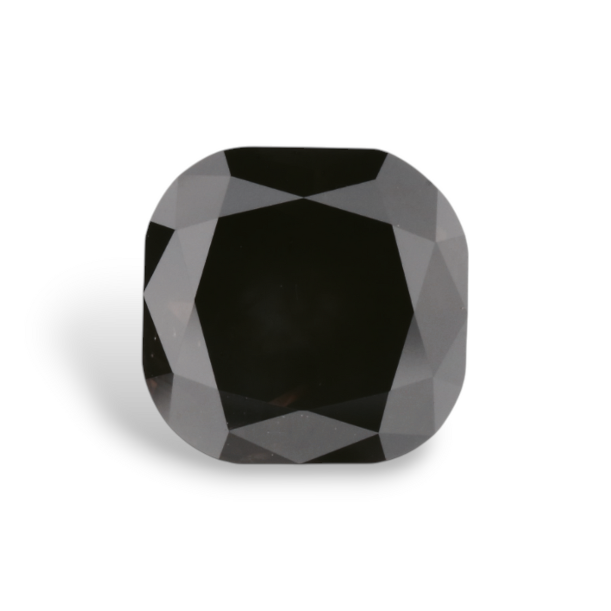 1.95 Carat Natural Black Cushion Diamond GIA