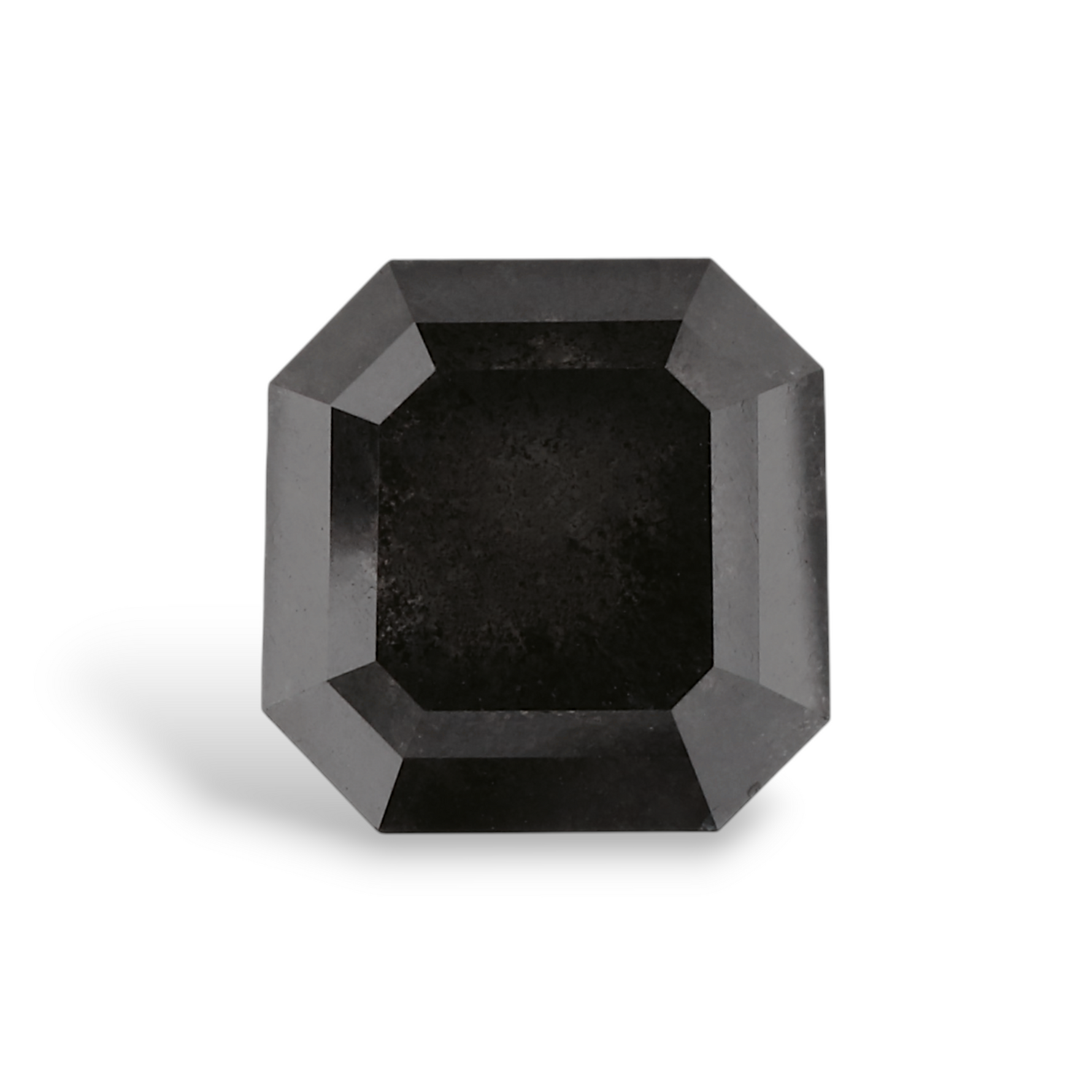 2.25 Carat Natural Black Emerald Diamond GIA