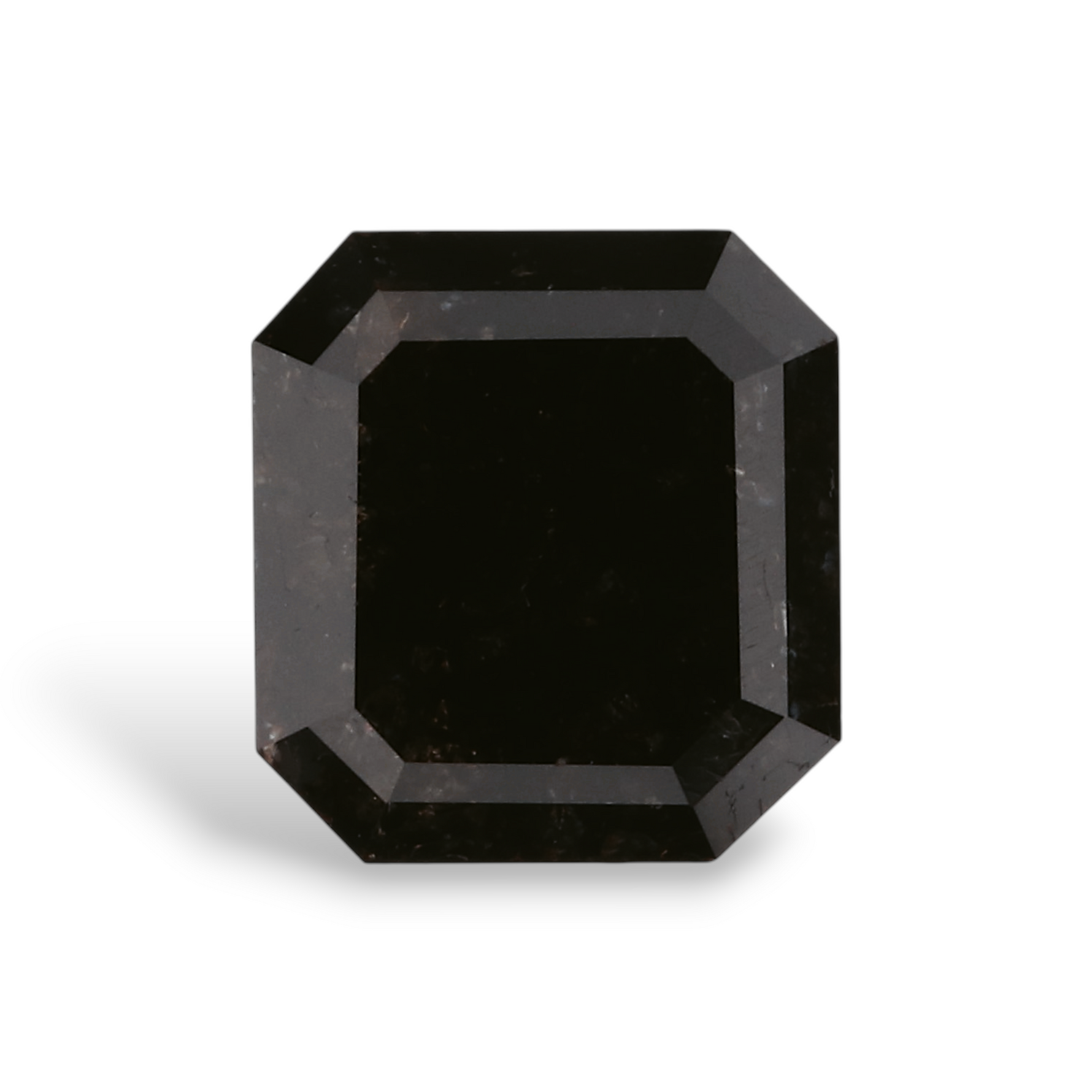 1.45 Carat Natural Black Emerald Diamond GIA