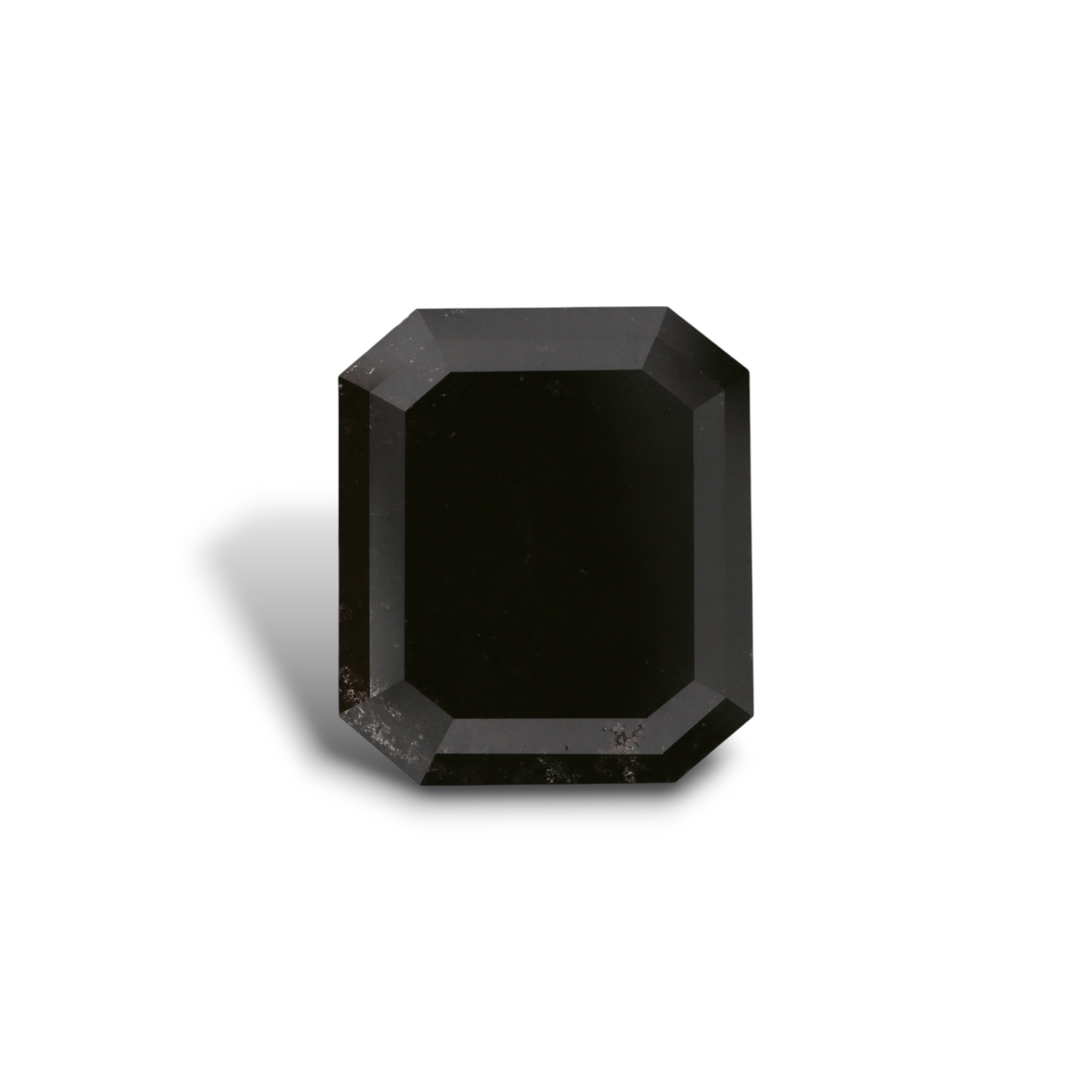 3.53 Carat Black Emerald Diamond