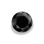 5.98 Carat Black Round Diamond