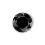 4.75 Carat Black Round Diamond