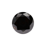 2.05 Carat Black Round Diamond