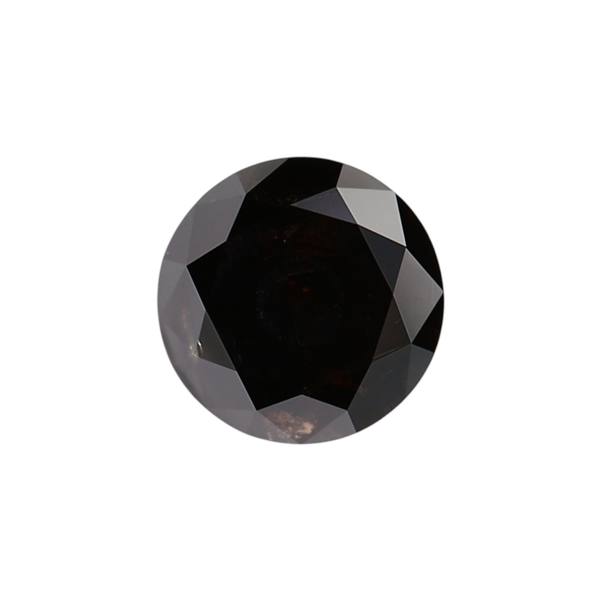 2.05 Carat Black Round Diamond