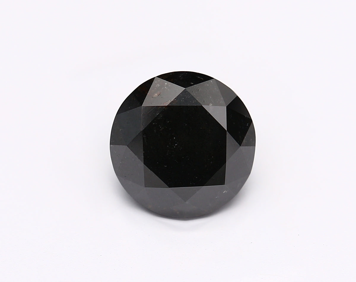 2 Carat Black Round Diamond