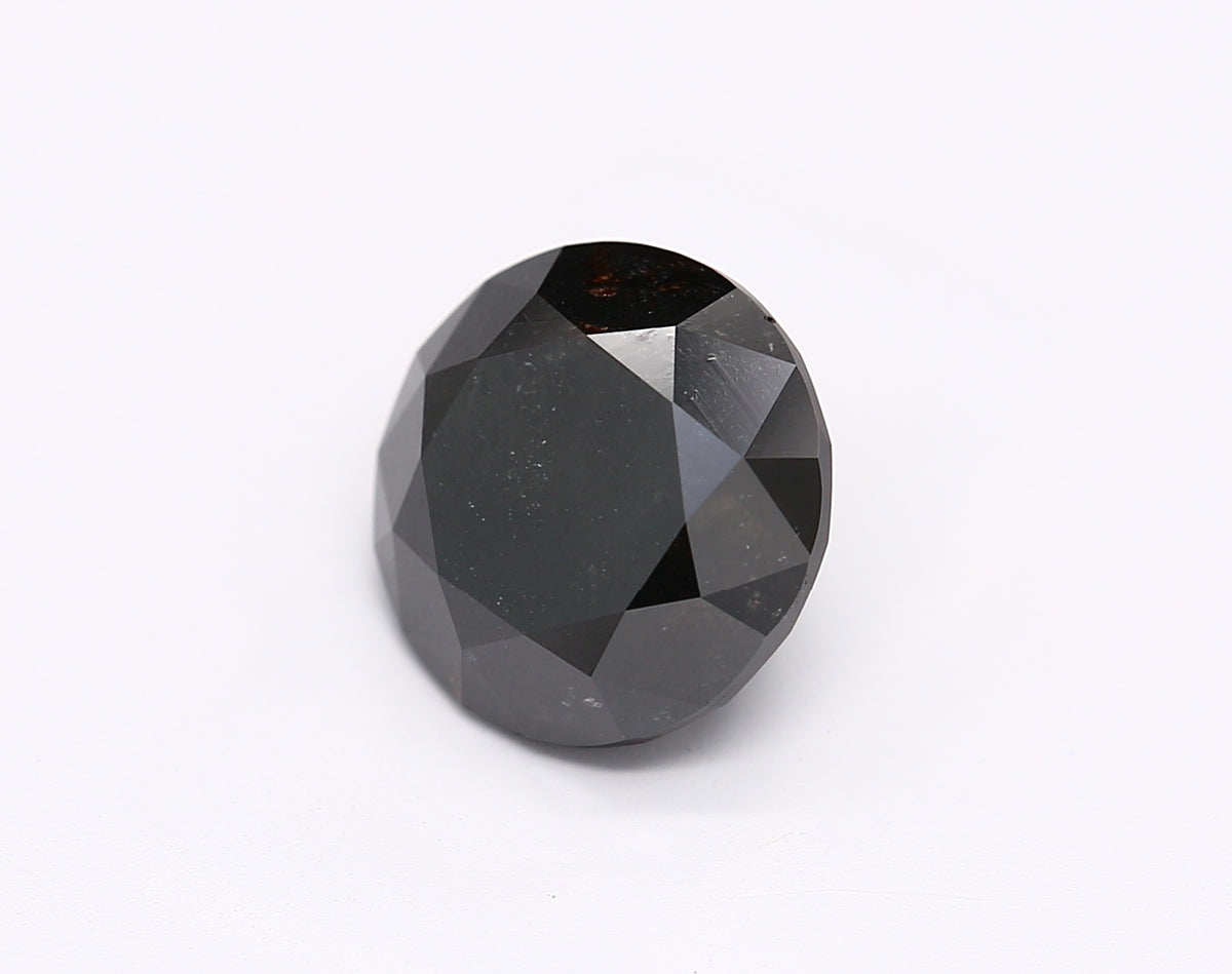 2 Carat Black Round Diamond