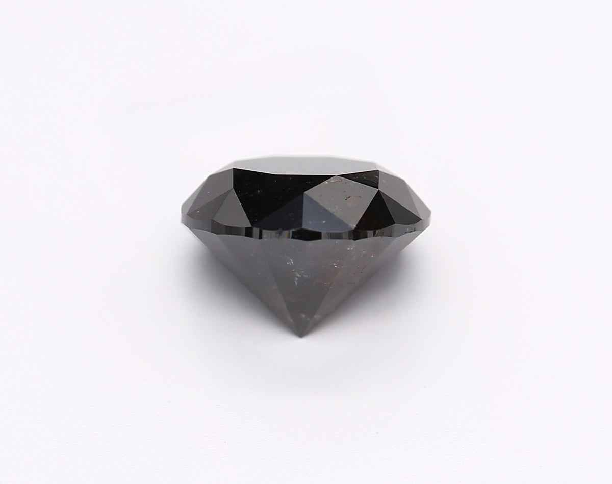 2 Carat Black Round Diamond