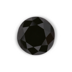 1.2 Carat Natural Black Round Diamond GIA
