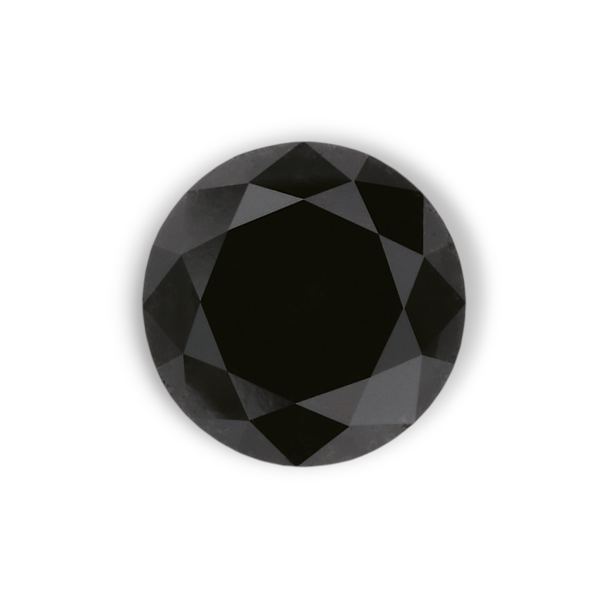1.2 Carat Natural Black Round Diamond GIA