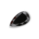 1.6 Carat Natural Black Pear Diamond GIA