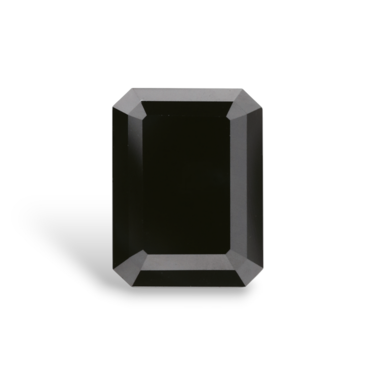 2.79 Carat Natural Black Emerald Diamond GIA
