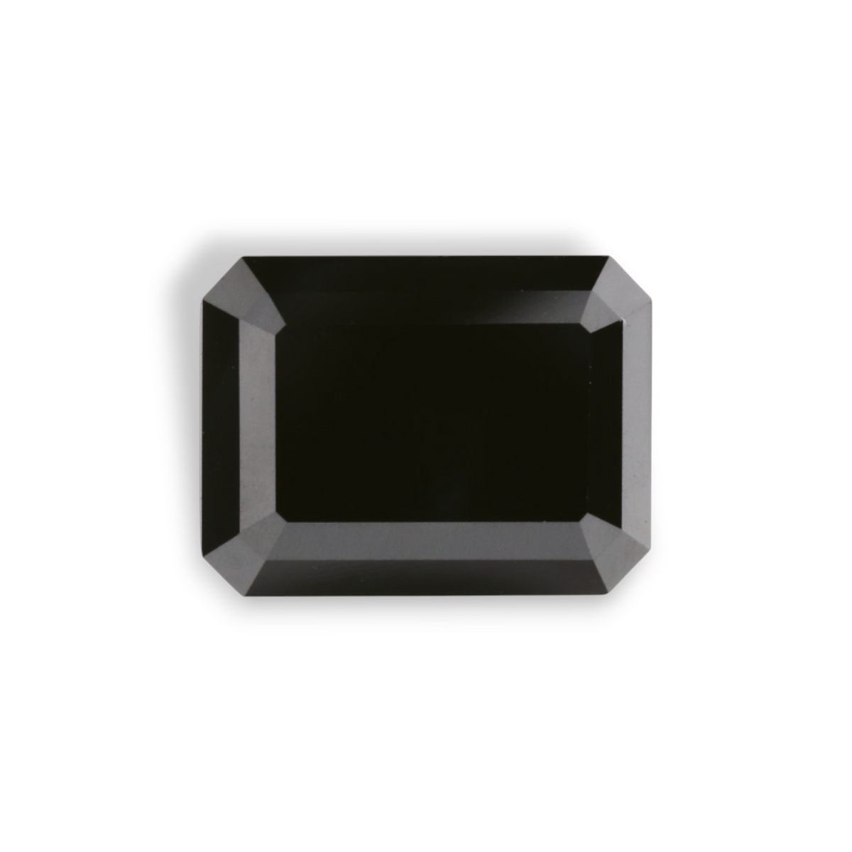 2.79 Carat Natural Black Emerald Diamond GIA