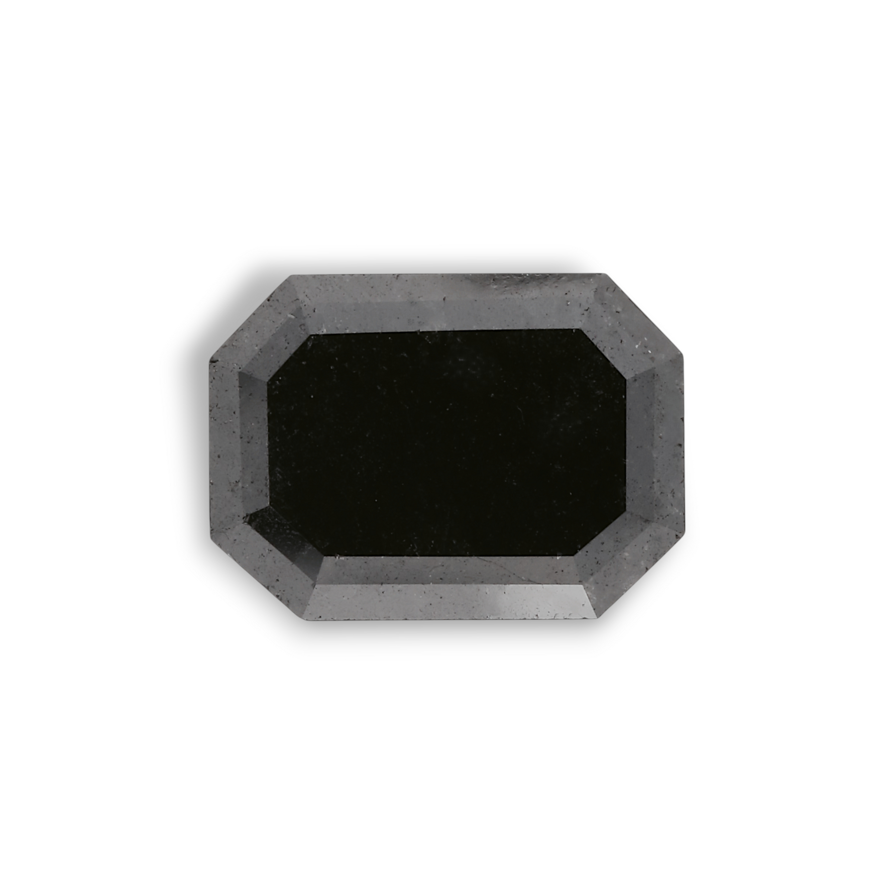 2.3 Carat Natural Black Emerald Diamond GIA