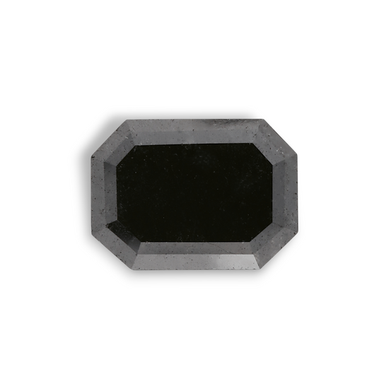 2.3 Carat Natural Black Emerald Diamond GIA
