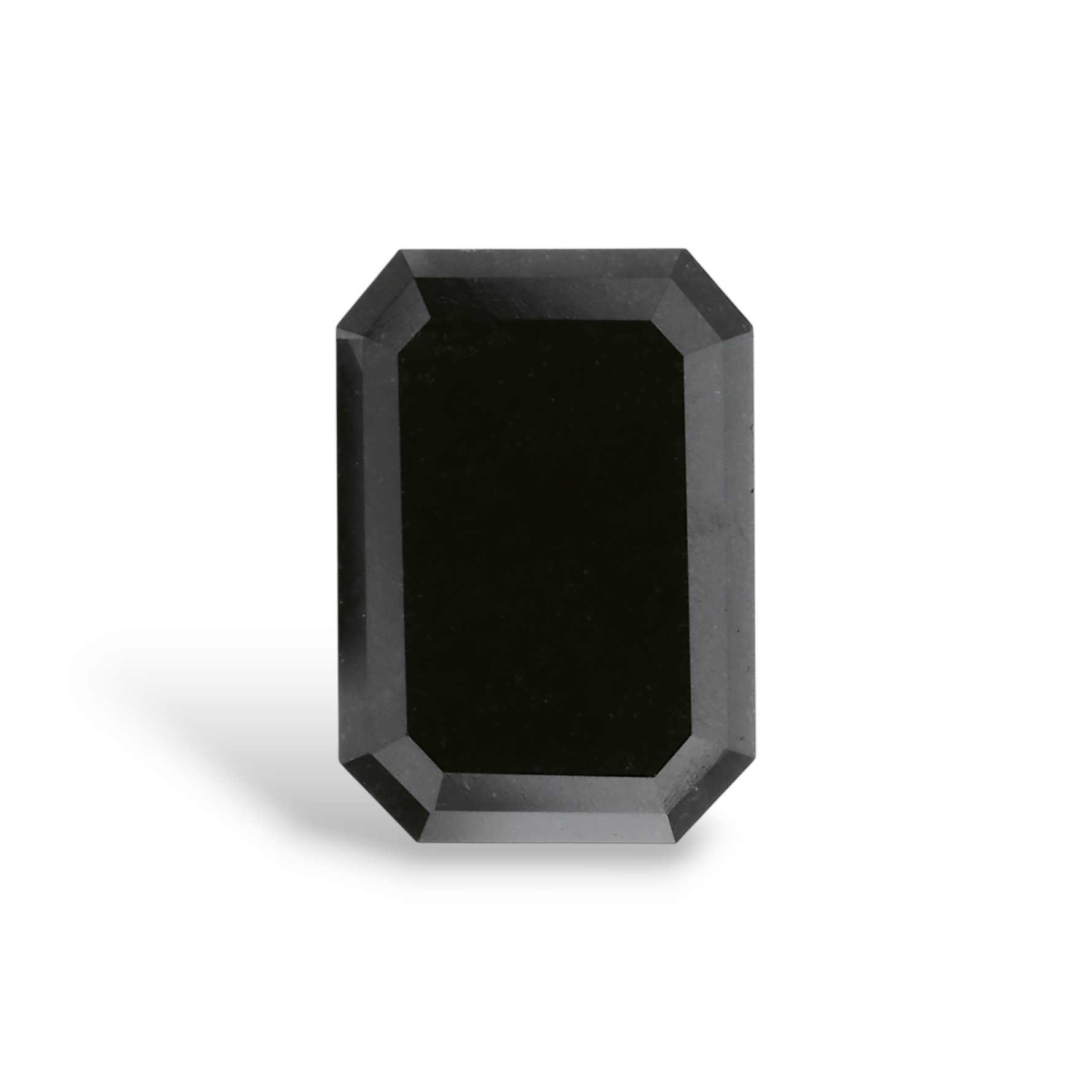 1.36 Carat Natural Black Emerald Diamond GIA