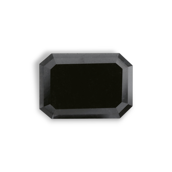 1.36 Carat Natural Black Emerald Diamond GIA