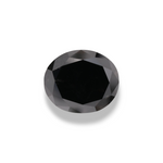 5.39 Carat Black Oval Diamond
