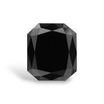 1.47 Carat Natural Black Emerald Diamond GIA