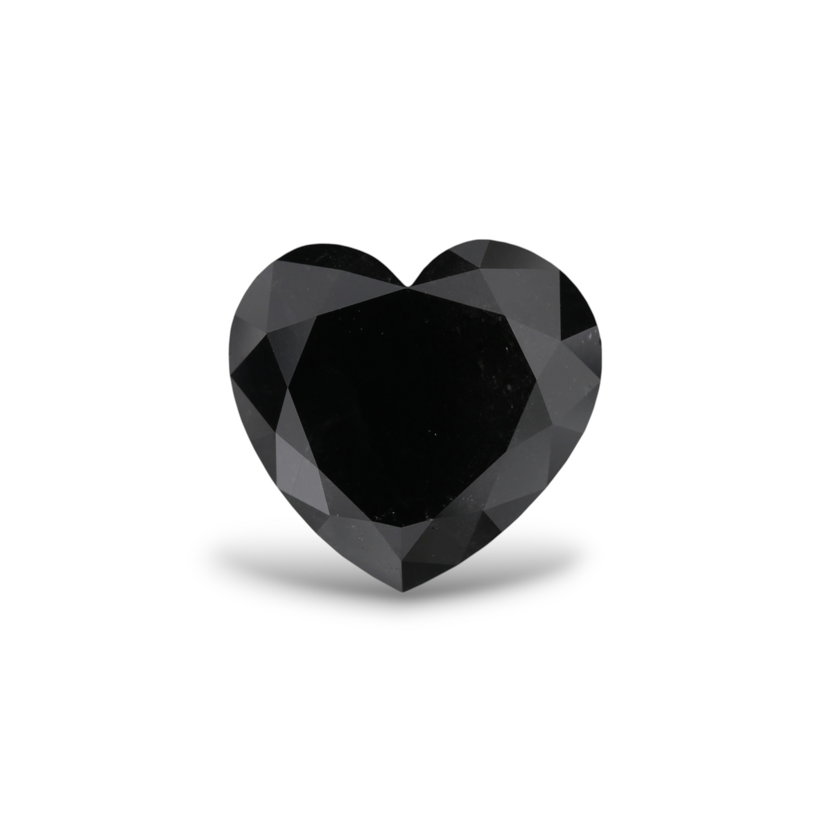 3.58 Carat Black Heart Diamond