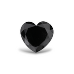 3.58 Carat Black Heart Diamond
