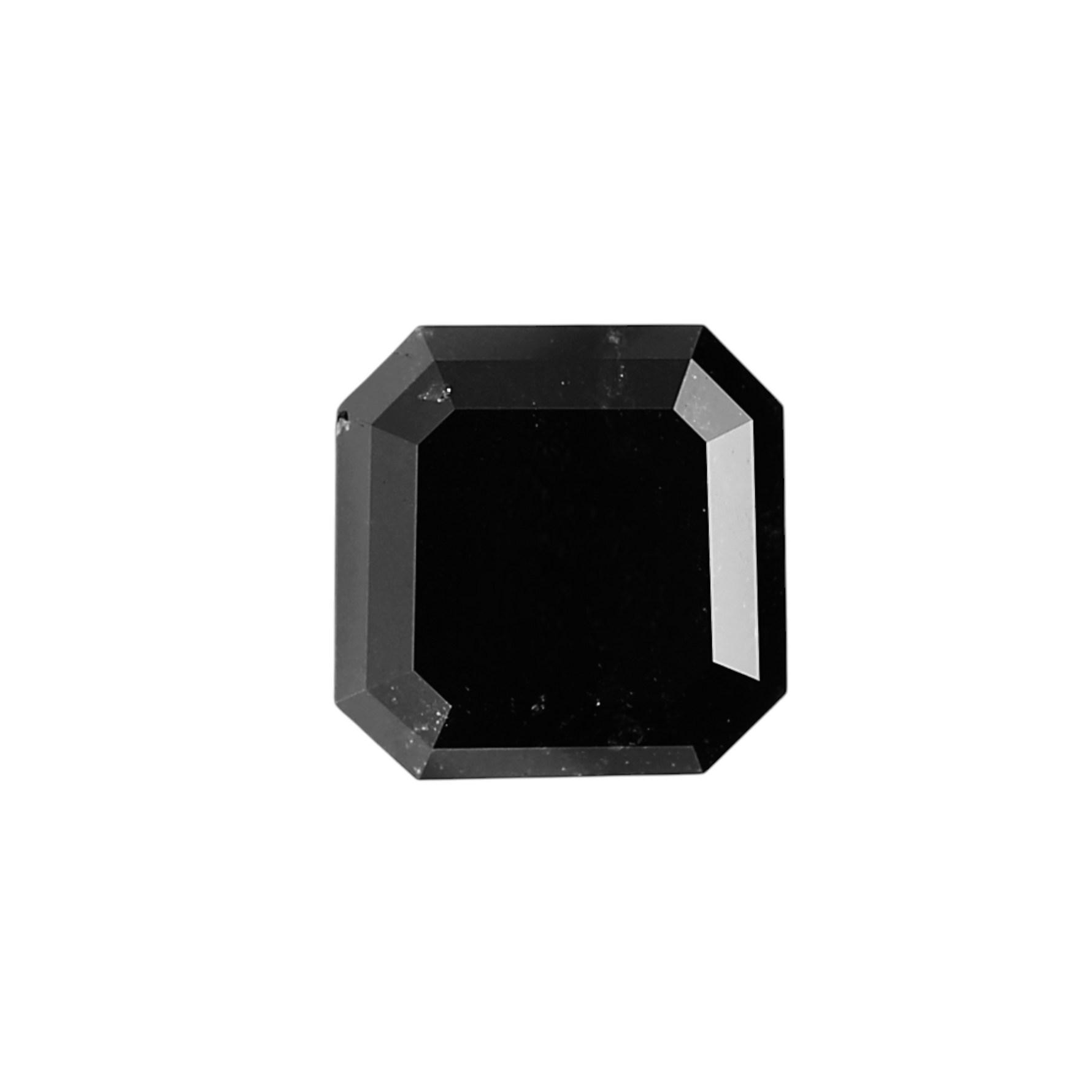 2.06 Carat Black Emerald Diamond