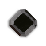 0.67 Carat Natural Black Emerald Diamond GIA