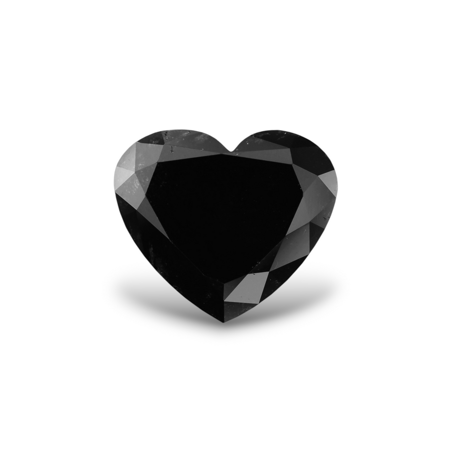 2.78 Carat Black Heart Diamond