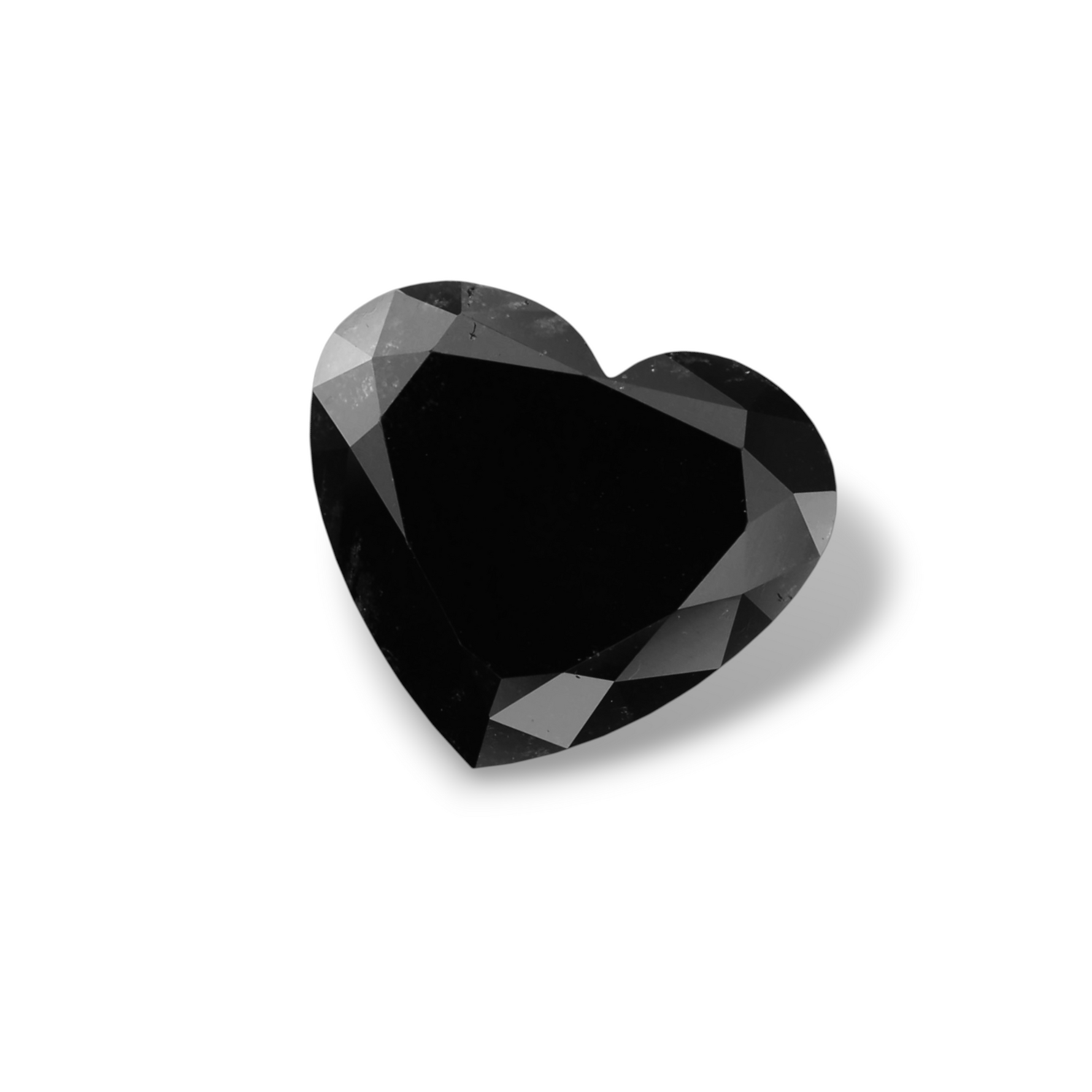 2.78 Carat Black Heart Diamond