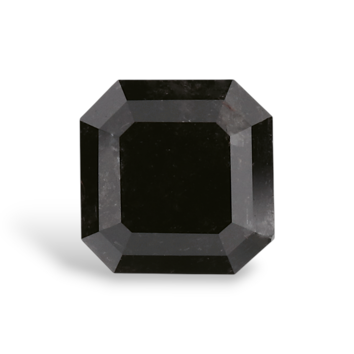 1.15 Carat Natural Black Emerald Diamond GIA