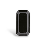 1.23 Carat Natural Black Emerald Diamond GIA