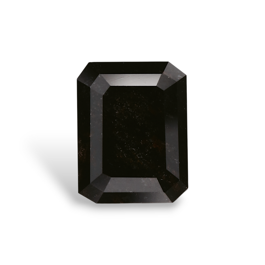 1.76 Carat Natural Black Emerald Diamond GIA