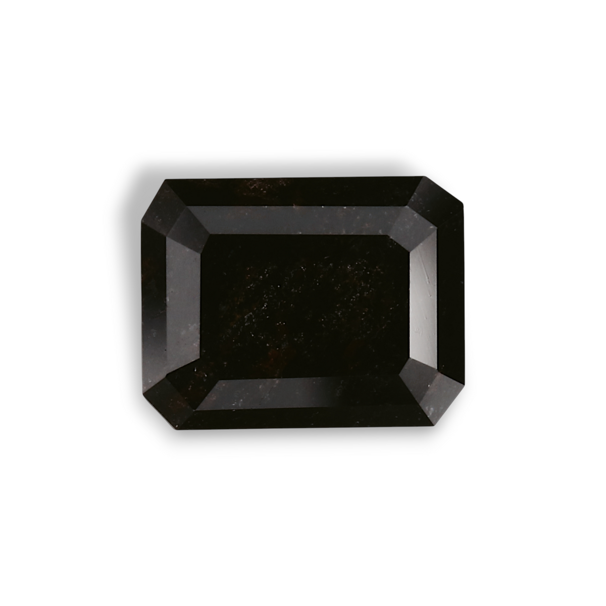 1.76 Carat Natural Black Emerald Diamond GIA