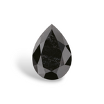 1.25 Carat Natural Black Pear Diamond GIA